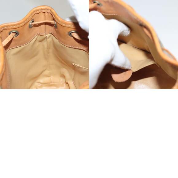 CELINE Macadam Canvas Shoulder Bag Pvc Beige Gold - Picture 13 of 13